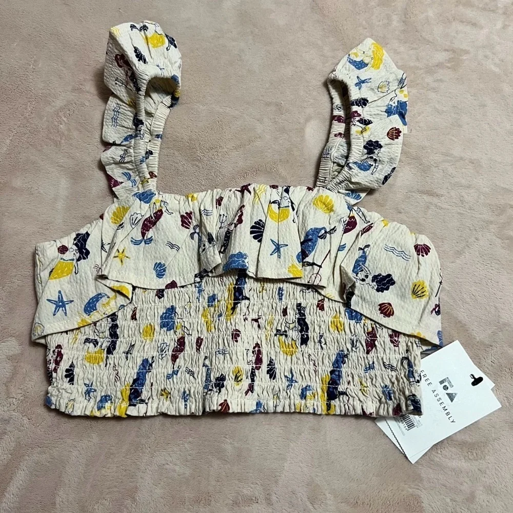 Kids High Waist Mermaid Matching Set